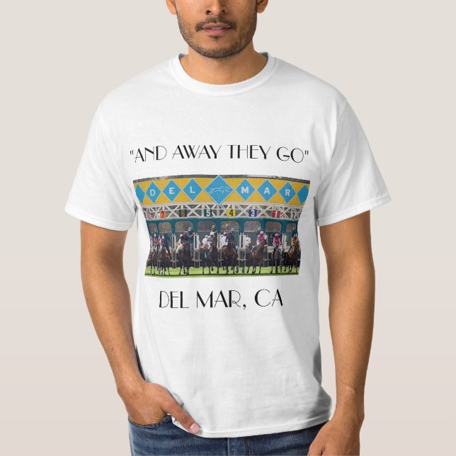 DEL MAR RACETRACK T-SHIRT (Framsida)