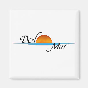 Del Mar solnedgångmagnet Magnet
