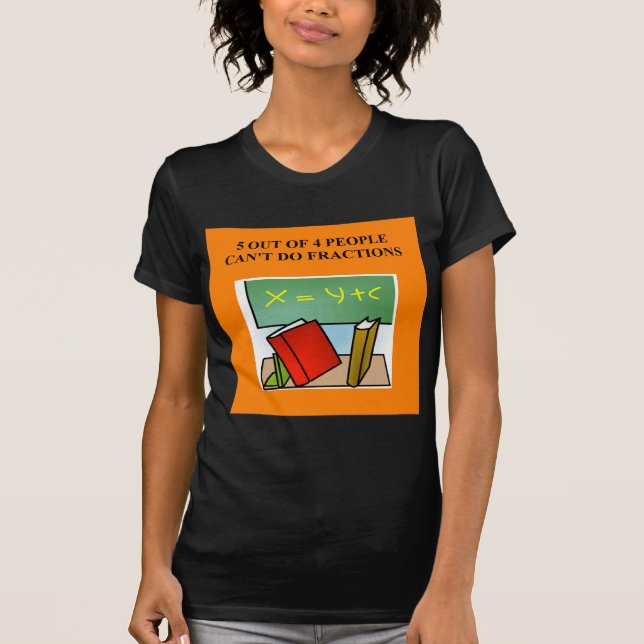 del mathskämtet tee shirt (Framsida)