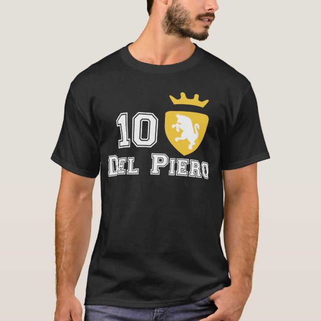 Del Piero Kröna T Shirt (Framsida)