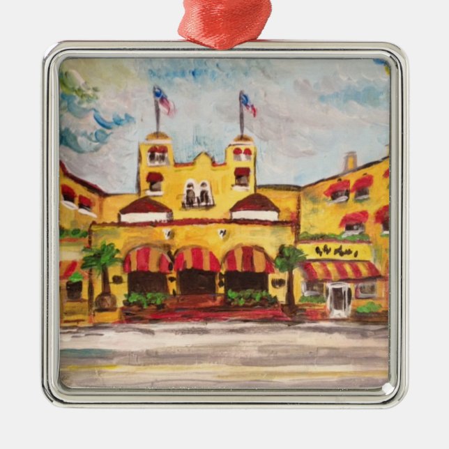 Del Ray Florida Colony Hotel Painting Ornament (Framsidan)