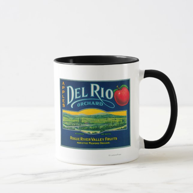 Del Rio Apple Låda LabelMedford, ELLER Mugg (Höger)