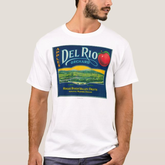 Del Rio Apple låda LabelMedford, ELLER T-shirt (Framsida)