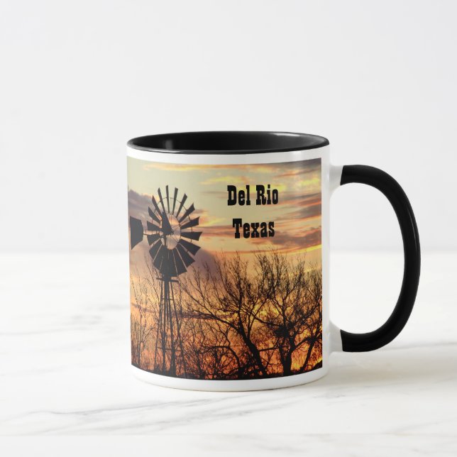 Del Rio texas souvenir väderkvarn Mugg (Höger)