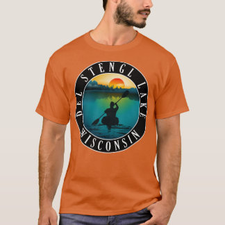 Del Stengl Sjö Wisconsin Kayaking T Shirt