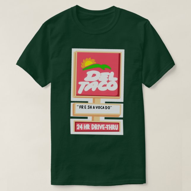 Del taco-tecken 2 t shirt (Design framsida)