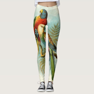 DEL TROPISKA FÅGLAR 10 LEGGINGS