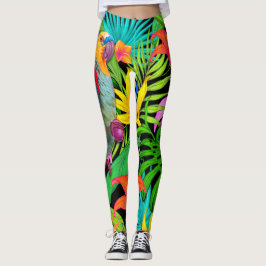 DEL TROPISKA FÅGLAR LEGGINGS