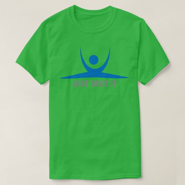 Dela bara Abstrakten Hanuman Asana Stil Strectc T Shirt (Design framsida)