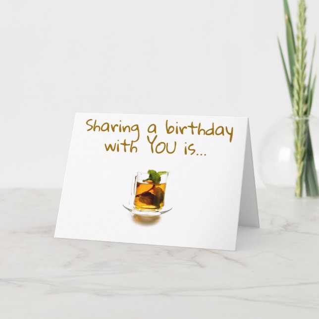 **DELA BIRTHDAYS** ÄR MIN KOPP AV TEA KORT (Framsida)