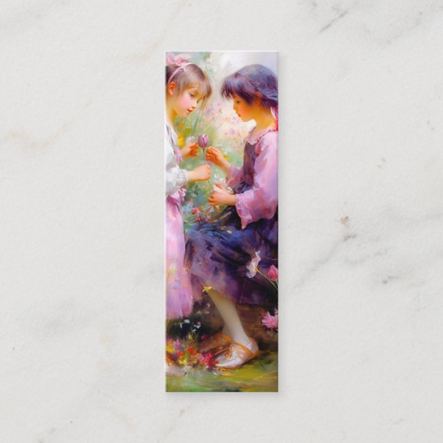 Dela bokmärke för Ro och Vänskap Mini Visitkort (Framsida)