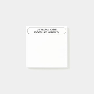 Dela detta kortets anteckningar post-it block