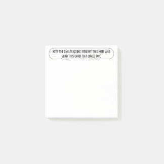 Dela detta kortets anteckningar post-it block