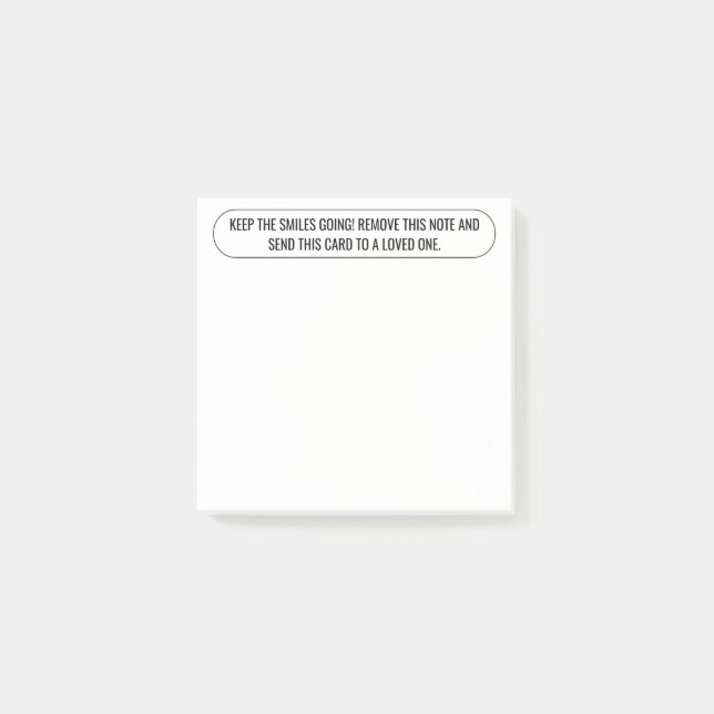 Dela detta kortets anteckningar post-it block (Framsida)