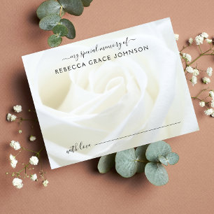 Dela Ett Minne Floral Ros Begravning Vykort