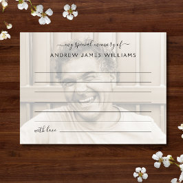 Dela Ett Minne Foto Begravning Vykort