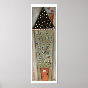 Dela HOme - Skriv ut Poster
