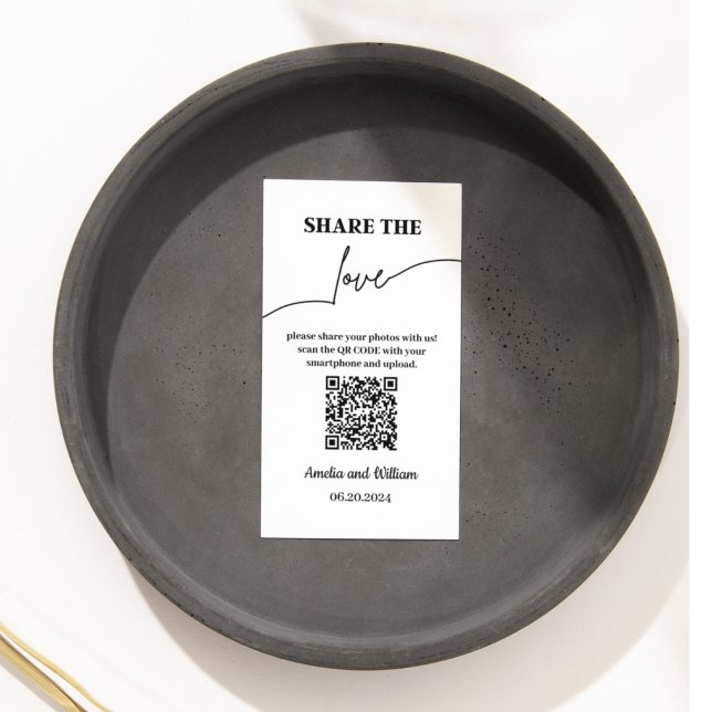 Dela kärleken | dela foton med QR-kod Tilläggskort (Skapare uppladdad)