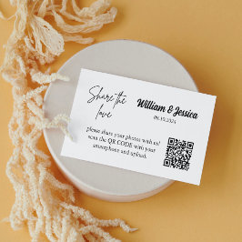 Dela Kärleken QR-kod Kuvertkort Tilläggskort