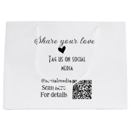 Dela kärleken skanna QR-kod lägg till social infor