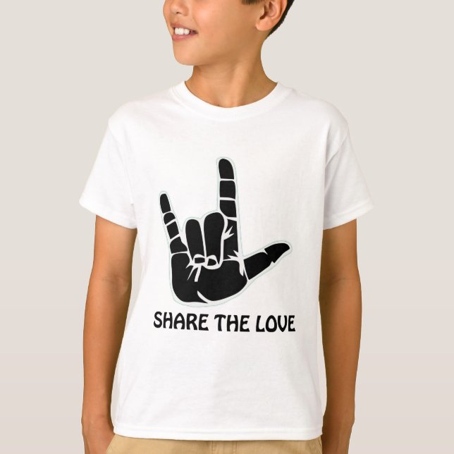 dela kärleken t shirt (Framsida)