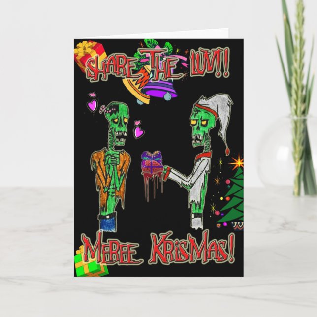 dela kärlekjulkortet helgkort (Framsida)