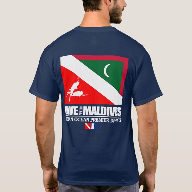 Dela Maldiverna (sq) T Shirt (Baksida)