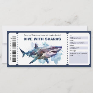 Dela med Sharks Biljett-presentkort Inbjudningar