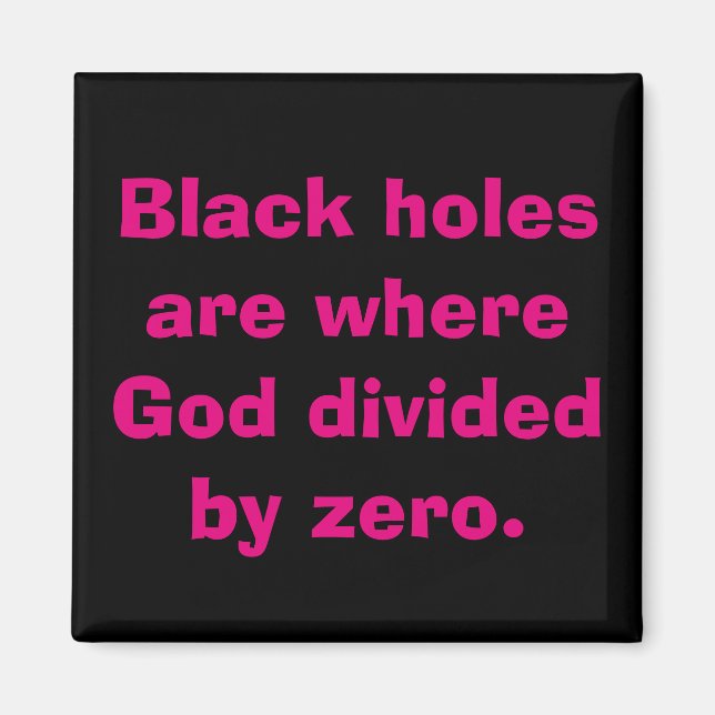 Dela med Zero Math Magnet (Framsidan)