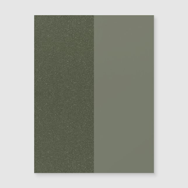 Dela Moss Grönt Anpassningsbar Magnetic Card (Framsida)