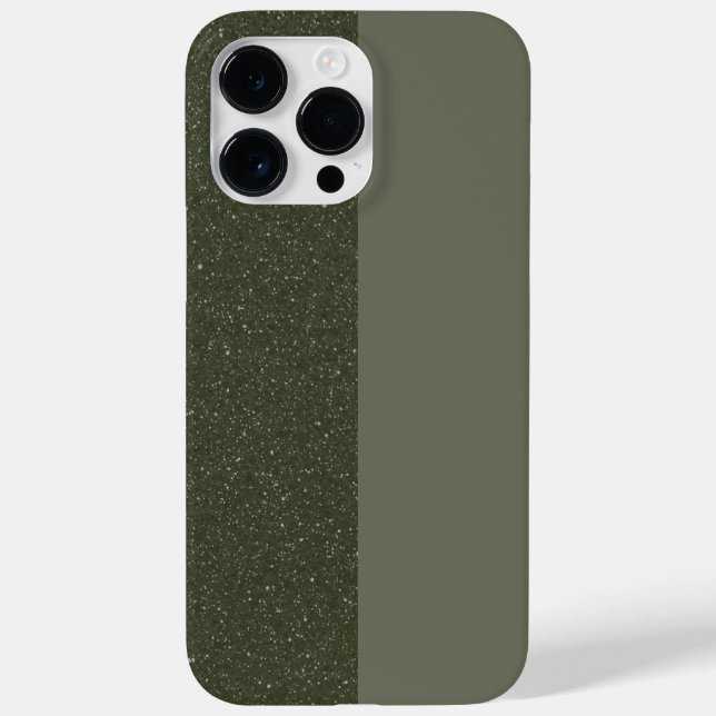 Dela Moss Grönt iPhone 14 Pro Max Fodral (Anpassni (Baksida)