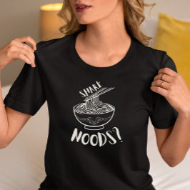 “Dela Noods” Rolig Nudelskål T Shirt