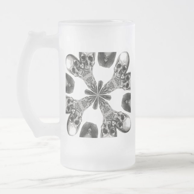 Dela och härska frostat ölglas (Vänster)