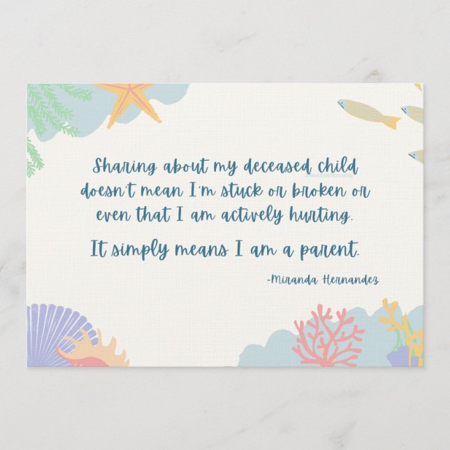 Dela om mitt avlidna barn b/c Jag är förälder Program (Framsida)