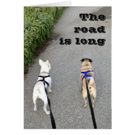 Dela resan hälsningskort