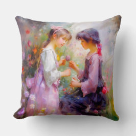 Dela Ro och Vänskap Kudde