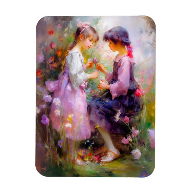 Dela Ro och Vänskap Magnet (Vertikal)