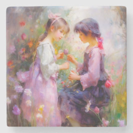 Dela Ro och Vänskap Stenunderlägg