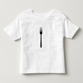 Dela sig enkel konst Foodie för besticksilhouetten T-shirt