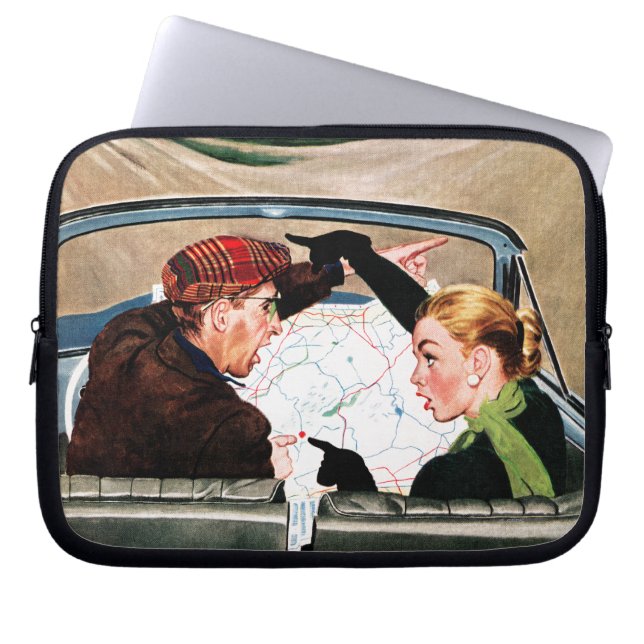 Dela sig i vägen laptop fodral (Framsidan)