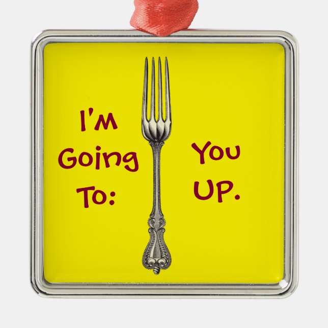 Dela sig julgransprydnad metall (Framsidan)