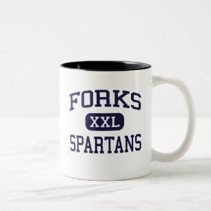 Dela sig - Spartans - högstadiet - dela sig Två-Tonad Mugg