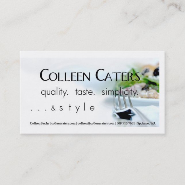 dela sig visitkort (Framsida)