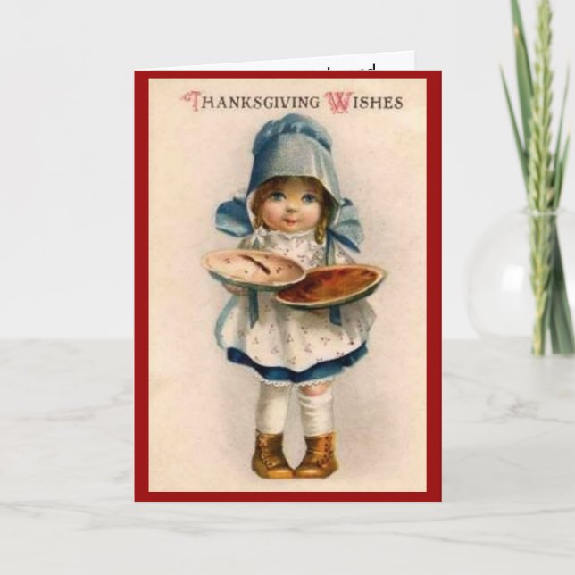 Dela Thanksgiving Helgkort (Framsida)