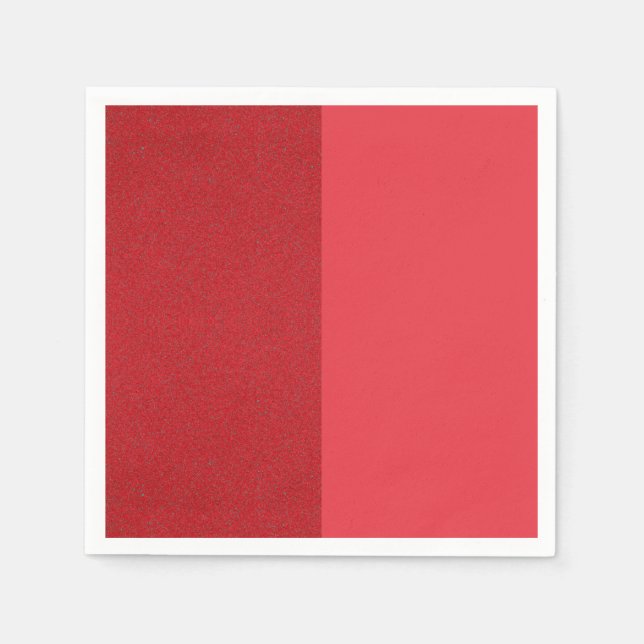 Dela Tomato Red Pappersservett - fet Duo Design (Framsidan)