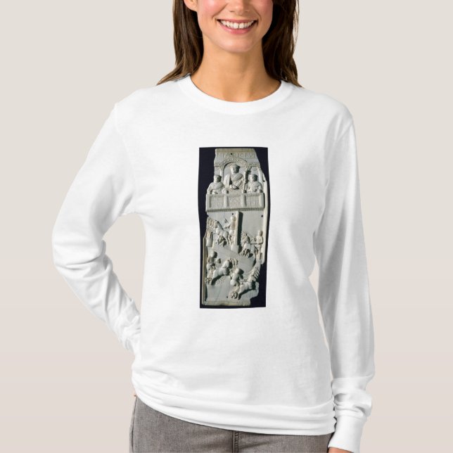 Dela upp av en diptych tee (Framsida)