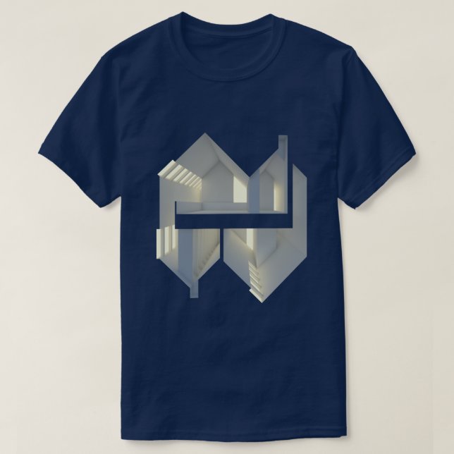 Dela upp för arkitekturbegreppet för reflexion 01 tee (Design framsida)