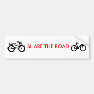 dela vägen bildekal