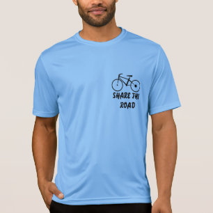 Dela vägen, går inte på mig, cykla skjortan t-shirt