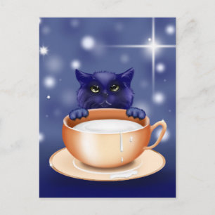 dela vykort för katt